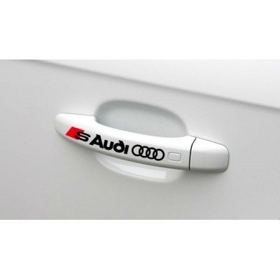Sticker manere usa - Audi S (set 4 buc.)