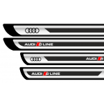 Set protectii praguri CROM - Audi S-Line