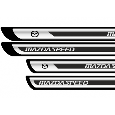 Set protectii praguri CROM - Mazda (V2)
