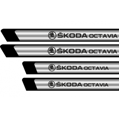Set protectii praguri CROM - Skoda Octavia