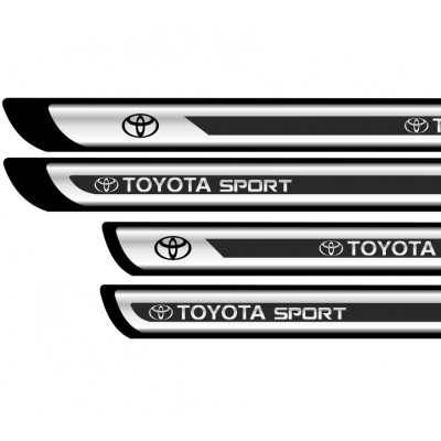 Set protectii praguri CROM - Toyota