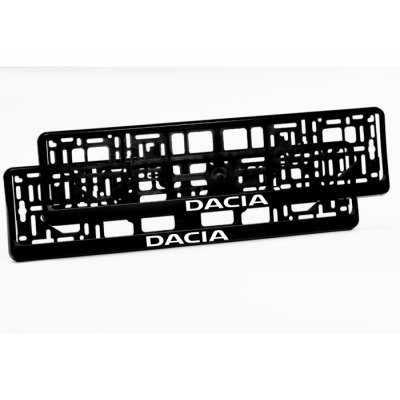 Suporturi numar inmatriculare Dacia