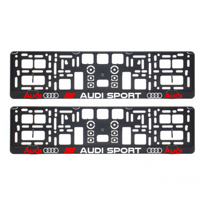 Suporturi numar inmatriculare Audi Sport