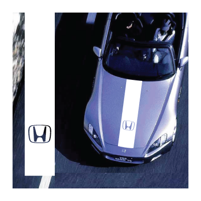 Sticker capota Honda (v2)