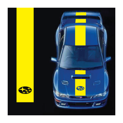 Sticker capota Subaru (v2)