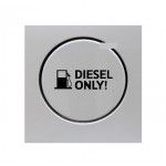 Sticker auto capac rezervor Diesel Only
