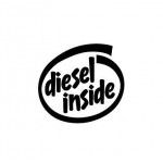 Sticker auto capac rezervor Diesel Inside