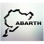 Sticker auto geam Abarth