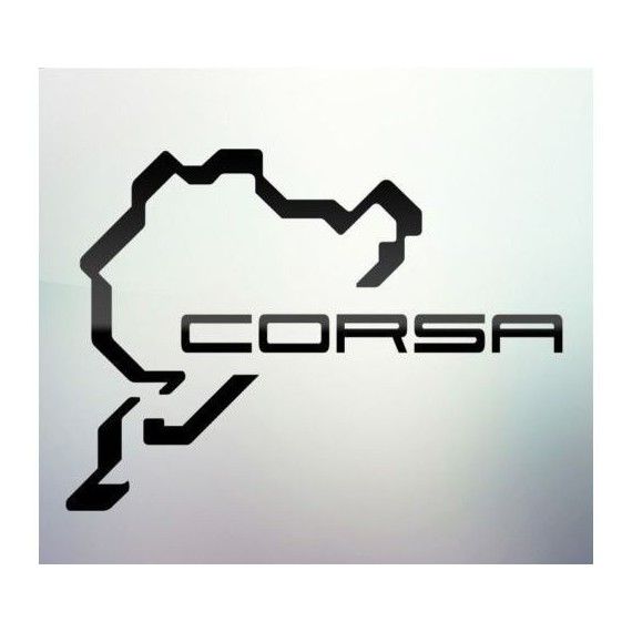 Sticker auto geam Corsa