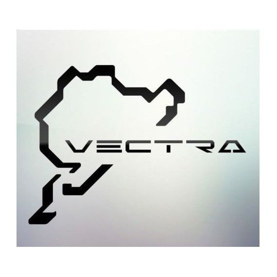 Sticker auto geam VECTRA