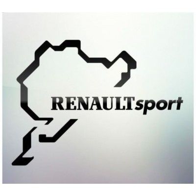 Sticker auto geam Renault