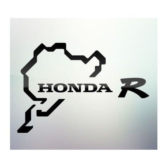 Sticker auto geam Honda R