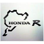 Sticker auto geam Honda R