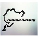Sticker auto geam Honda Racing