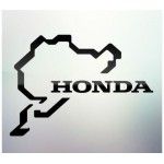 Sticker auto geam Honda