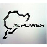Sticker auto geam X Power