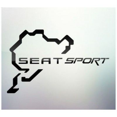Sticker auto geam Seat Sport