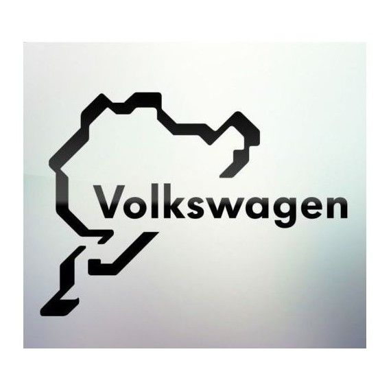 Sticker auto geam Volkswagen (v2)