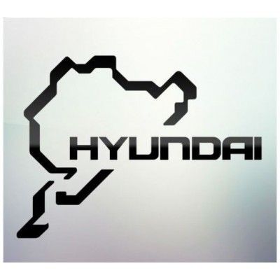 Sticker auto geam Hyundai
