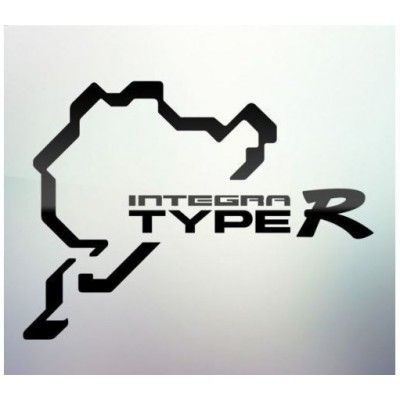 Sticker auto geam Integra Type R