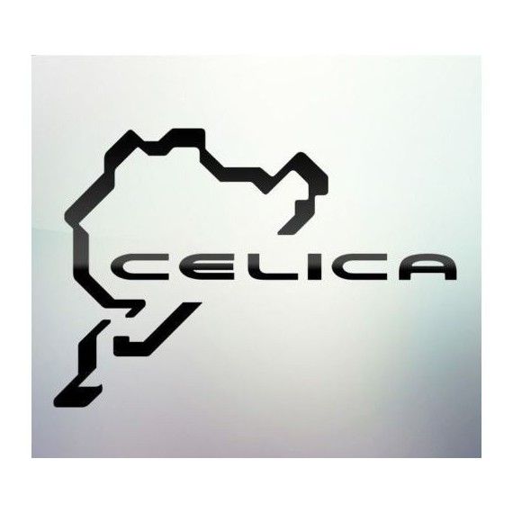 Sticker auto geam Celica