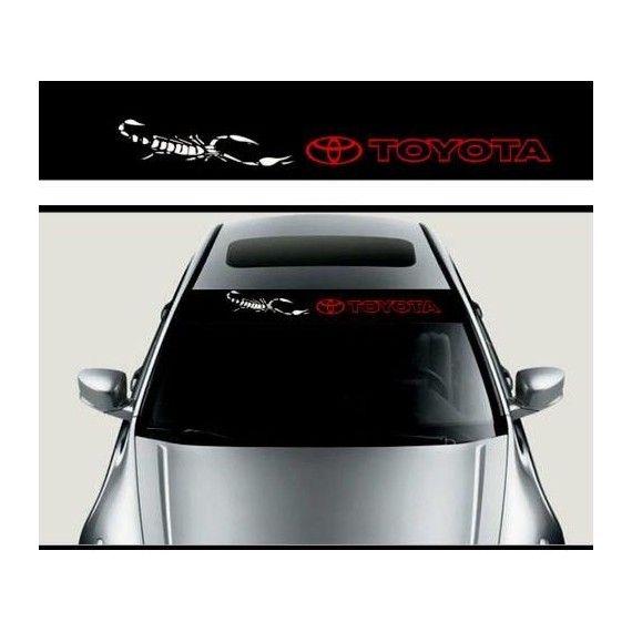 Sticker parasolar auto Toyota