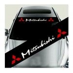 Sticker parasolar auto Mitsubishi (v2)