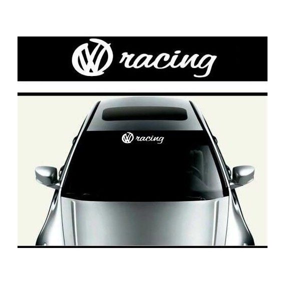 Sticker parasolar auto VW Racing