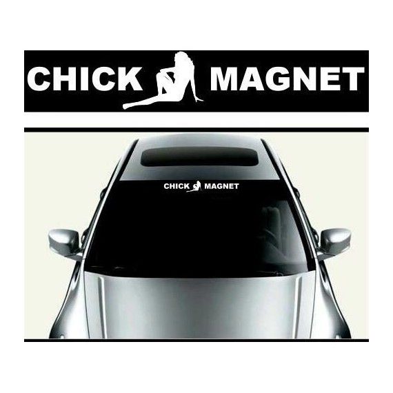 Sticker parasolar auto Chick Magnet