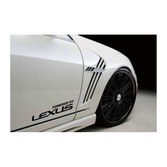 Sticker ornament auto lateral Lexus