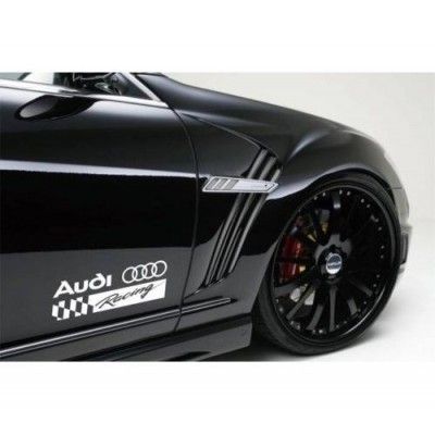 Sticker ornament auto lateral Audi Racing