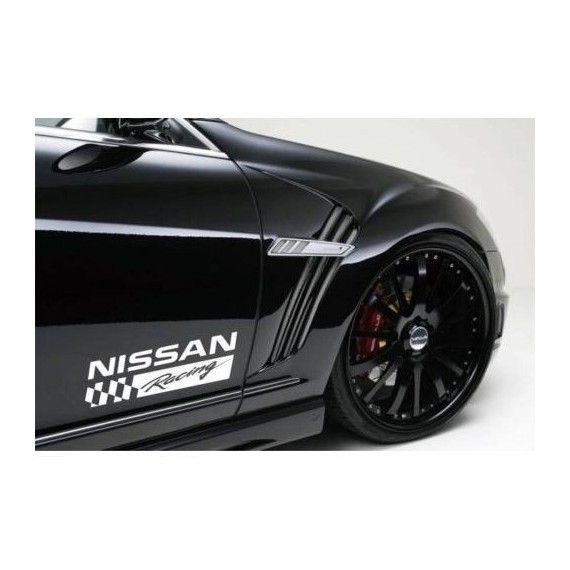 Sticker ornament auto lateral Nissan