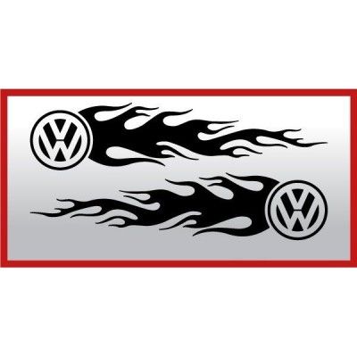 Set 2 buc. stickere portiere Volkswagen