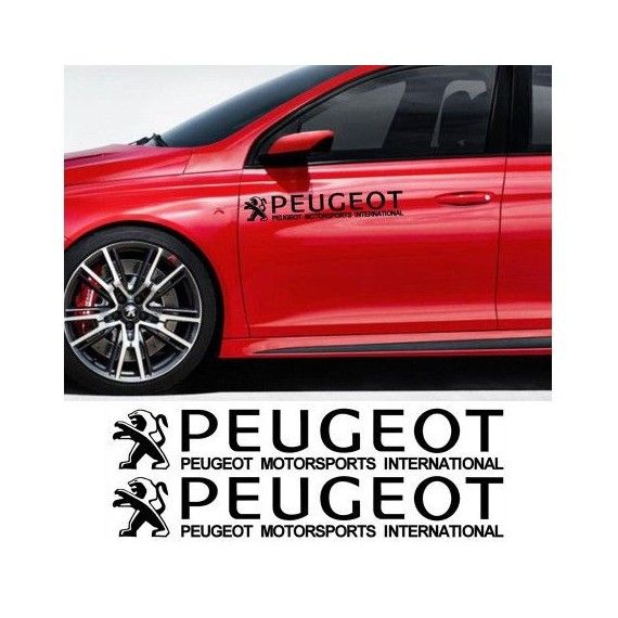 Sticker auto laterale Peugeot (set 2 buc.)