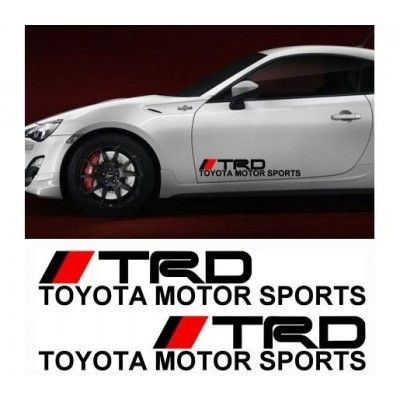Sticker auto laterale Toyota TRD (v2)