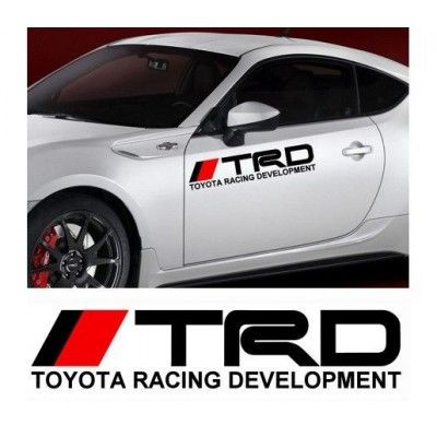 Sticker auto laterale Toyota TRD (v3)