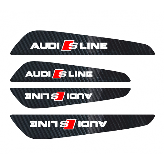 Set protectii usi Carbon 5D - Audi S-line