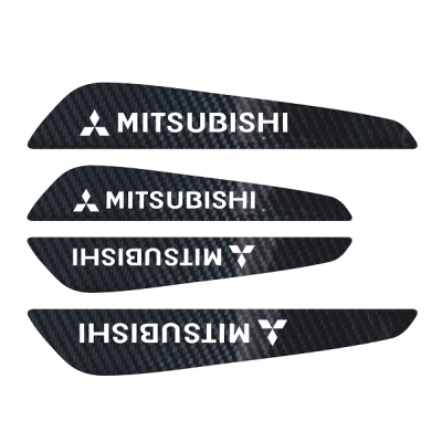 Set protectii usi Carbon 5D - Mitsubishi