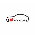 Sticker I Love My Astra G