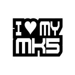 Sticker I Love My Mk5