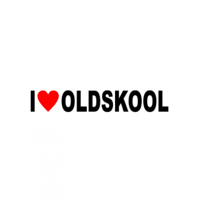 Sticker I Love Oldskool