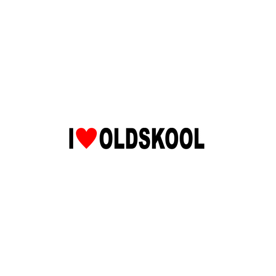 Sticker I Love Oldskool