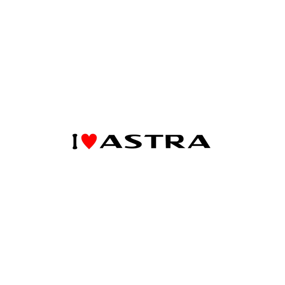 Sticker I Love Astra