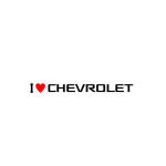 Sticker I Love Chevrolet