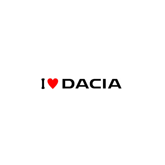 Sticker I Love Dacia