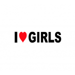 Sticker I Love Girls