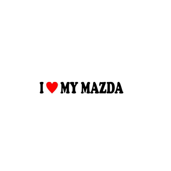 Sticker I Love My Mazda