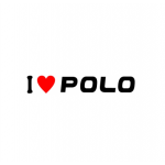 Sticker I Love Polo