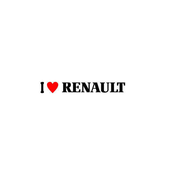 Sticker I Love Renault
