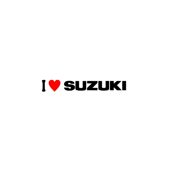 Sticker I Love Suzuki